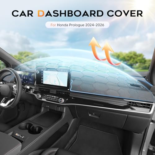 Cartist Gray Dash Cover for 2024-2026 Honda Prologue Dashboard Cover - color: 24+Prologue(Gray)