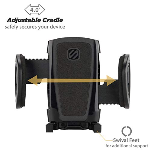 Scosche Non-Magnetic Universal Car Cell Phone Holder with AMPS Mounting Plate for ProClip Vehicle Specific Mount Bases, Mobile Stand Compatible with iPhone, Samsung, Android - style: AMPS Base