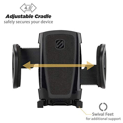 Scosche Non-Magnetic Universal Car Cell Phone Holder with AMPS Mounting Plate for ProClip Vehicle Specific Mount Bases, Mobile Stand Compatible with iPhone, Samsung, Android - style: AMPS Base