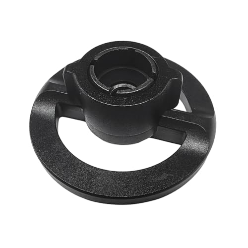 1 Set of 17mm Ball Head Adapters Nut for Vehicle Phone Mount Brackets Windshield Suction Cup Stand Aluminum Screw Nut Cap Pad Car Phone Holder Accessories - color: 1set Black