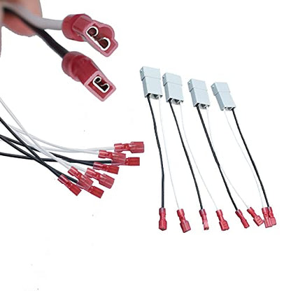 4 Pack Speaker Harness Replacement 72-7800 Door Speaker Replacement - style: 72-7800