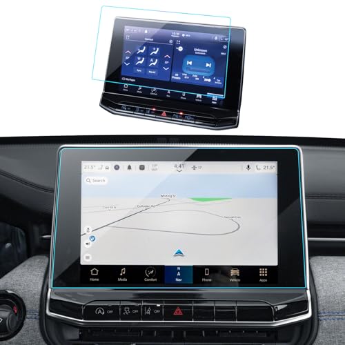 Car Screen Protector for 2024 2025 2023 2022 Jeep Compass (Latitude Lux/Limited/Trailhawk/High Altitude) Accessories Navigation Touchscreen Protector Film Tempered Glass HD Clear 10.1’’ - color: for 2022 2023 2024 Compass