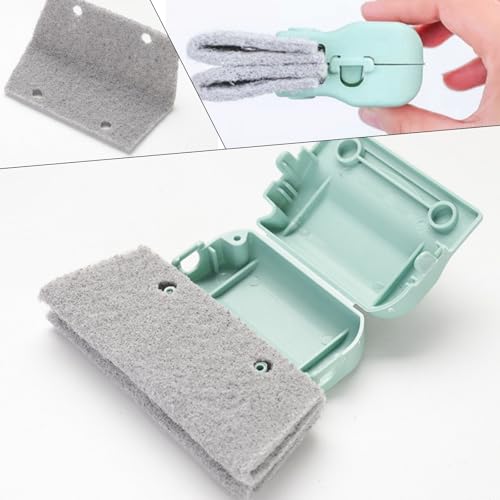 CRAFNEW 14Pcs Window Track Cleaning Tools, Groove Gap Cleaning Brush Kit