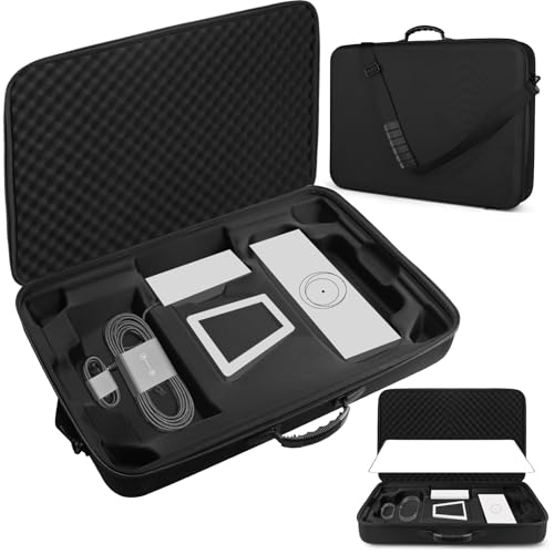 Starlink Gen 3 Case Starlink Standard Case for Travel, RV and Outdoor Protection Waterproof EVA Carrying Case for Starlink Gen 3 Dust-Tight Crush-Resistant with Custom Internal Partitions (Black) - color: black