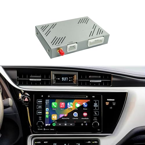 Toyota Wireless CarPlay/Android Auto Dongle | Plug & Play for 2014-2019 Sienna, Prius, Tacoma, Tundra, Highlander, RAV4, 4Runner with Entune 2.0 | Works with OEM Camera & Controls