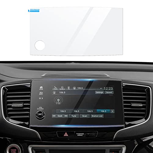 Autorder Custom Fit for Screen Protector 2019-2022 Honda Pilot/2019-2025 Passport Tempered Glass 9H Navigation Touchscreen Protective Film(8-Inch) - size: 2019-2022 Pilot/Passport