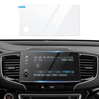 Autorder Custom Fit for Screen Protector 2019-2022 Honda Pilot/2019-2025 Passport Tempered Glass 9H Navigation Touchscreen Protective Film(8-Inch) - size: 2019-2022 Pilot/Passport