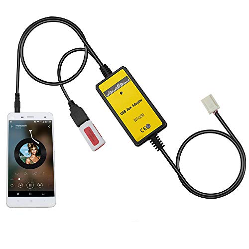 USB AUX Adapter for Toyota – Add Music Input to Factory Radio - style: USB&AUX