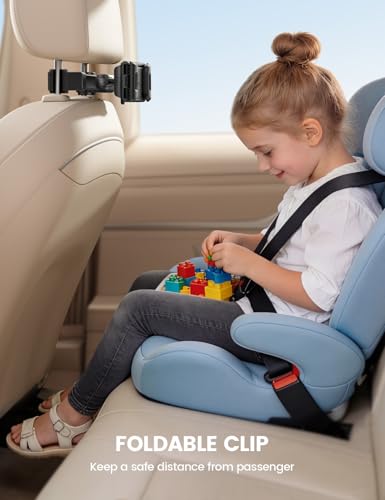 Lamicall Car Headrest Tablet Holder, Foldable Clip, Lockable