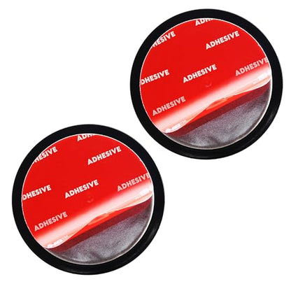 65mm Adhesive Mounting Discs for Garmin GPS – 2-Pack Dashboard Sticky High-Bond Pad for Suction Cup Mounts – Heat Resistant GPS Phone Holder Base – Fits Nuvi Models- DMD65