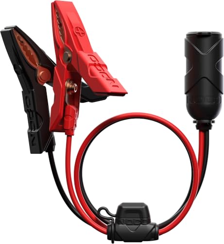 NOCO GC017 15A 14AWG 12V Adapter, Heavy-Duty Cigarette Lighter Plug, and Female Socket with Battery Clamps, 12V Battery Clamp (Pack of 6) - size: 12V Battery Clamp (Pack of 6)