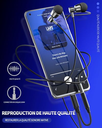 USB-C Headphone Adapter for iPhone 15 2 in 1 Charging Cable 3.5mm Audio Jack AUX Car Headphones Extension Accessory for Apple for iPhone 15 Pro Max Plus for ipad Pro Air Mini Compatible for Samsung