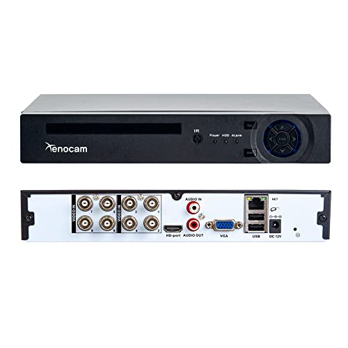 8CH 1080N Hybrid 5-in-1 AHD DVR (1080P NVR+1080N AHD+960H Analog+TVI+CVI) Standalone DVR CCTV Surveillance Security System Video Recorder Motion Detection HDD & Cameras not Included - color: 8CH