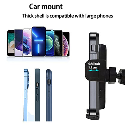YouOKLight Phone Holder car Vent, car Cell Phone Holder for iPhone, car Vent Phone Mount, Car Phone Holder, 2023 Upgraded Metal Hook Universal, Car Phone Mount fit for Smart Phone.