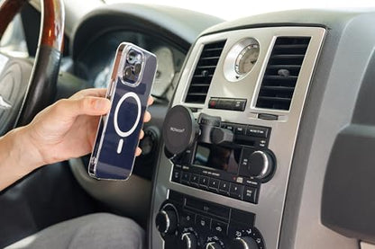PROfezzion Car CD Slot Magnetic Phone Mount Holder for MagSafe iPhones - style: Car CD Slot or Vent