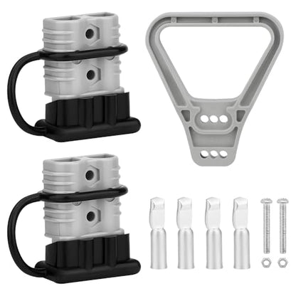 175A Battery Quick Disconnect Connecteur, 600V Wire Harness Connector Plug for Cars, Trailers, Motors, and Electronics Maintenance(2PC 1/0AWG 1Handle) - size: 2PC 1/0AWG 1Handle