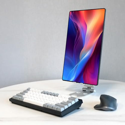 Kado Aluminum Alloy Tablet Stand for Portable Monitor, Foldable iPad Stand - size: Aluminum Silver