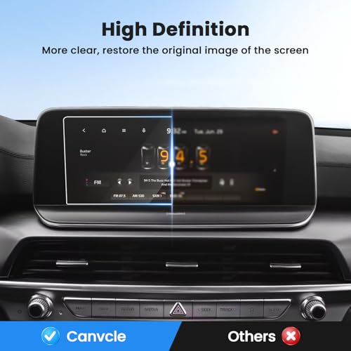 Canvcle 2PCS Screen Protector for 2020-2022 Kia Telluride & Kia Niro Accessories, 10.25 Inch Navigation Screen Tempered Glass Touchscreen Protector Navigation Screen Cover Protective Film - size: 2020-2022 Kia Telluride/Kia Niro 10.25 Inch