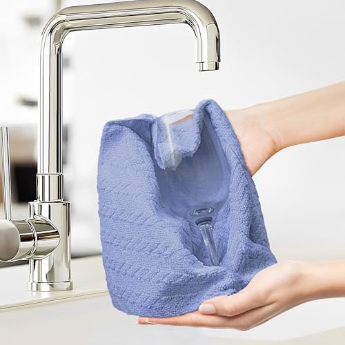 LIVOS Microfiber Cleaning Cloth Roll - 80 Pack, Reusable Paper Towels, Microfiber Towels for Cars, Super Absorbent Lint Free Cleaning Rags for House, Kitchen, Window-Light Purple, 11.5"x11.5" - color: Light Purple