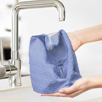 LIVOS Microfiber Cleaning Cloth Roll - 80 Pack, Reusable Paper Towels, Microfiber Towels for Cars, Super Absorbent Lint Free Cleaning Rags for House, Kitchen, Window-Light Purple, 11.5"x11.5" - color: Light Purple