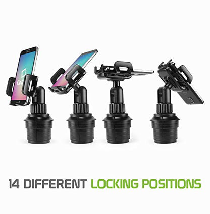 Cellet Car Phone Holder Mount, Car Cup Phone Holder Mount, Compatible with Apple iPhones, Samsung Galaxy, Motorola Moto Google Pixel Smartphones (Fits for Tesla Model 3 Y S X) 6.5-Inch - style: Height - 6.5 in