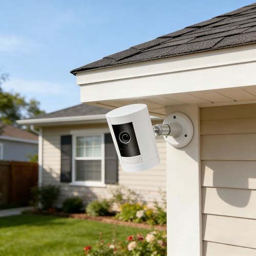 2 Pack Adjustable Wall Mount for Ring Stick Up Cam & Ring Outdoor Cam Plus - color: White
