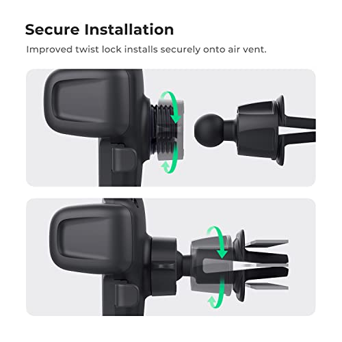 iOttie Easy One Touch Signature Air Vent & Flush Mount Combo - Universal Car Mount Phone Holder for iPhone, Google, Samsung, Moto, LG, and all other Smartphones - style: Signature