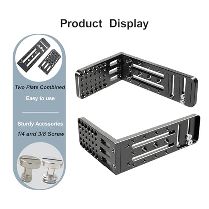 Camera L Bracket ,Universal Vertical Camera Horizontal Mount Plate - size: Long Version