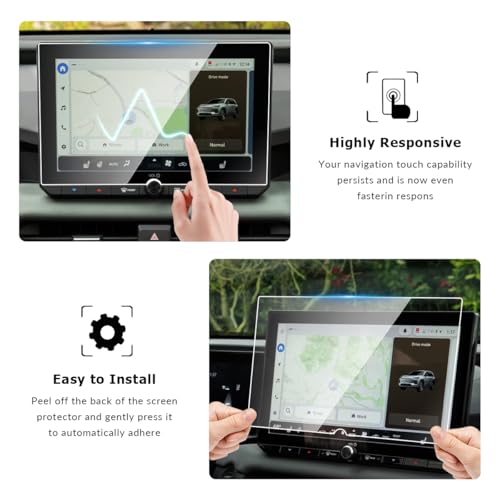INTGET Screen Protector for 2026 Toyota RAV4 Accessories XSE Limited GR Sport 10.5-inch Navigation GPS Dashboard Tempered Glass HD Center Touch Screen Protective Display (10.5inch RAV4 2026) - size: 10.5inch RAV4 2026