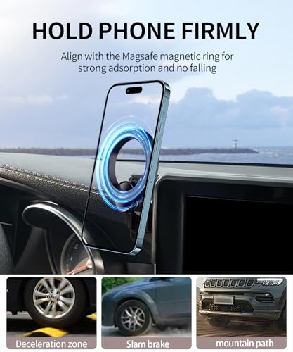 Car Phone Holder for Mercedes-Benz GLC 2016-2019, C-Class 15-18, 7" Screen - size: for 16-19 GLC & 15-18 C-Class(7-Inch only)