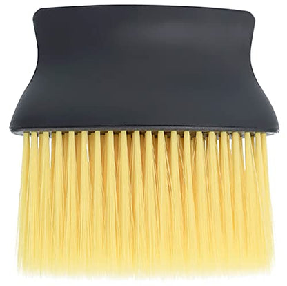 Car Interior Dust Brush, Ultra-Soft Scratch-Free Detailing Duster with High-Density Bristles, Ergonomic Dash Cleaning Tool for Air Vents, Center Console, Leather Seats & Keyboards (Yellow)