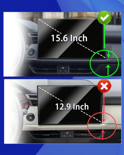 2pcs 2026 Mazda CX5 Premium Plus 15.6-Inch Nano Screen Protector for 2026 Mazda CX5 Premium Plus Touchscreen Accessories Screen Protector 2pcs(NOT FOR S, Select, Preferred, Premium12.9-Inch) - size: cx5 15.6inch