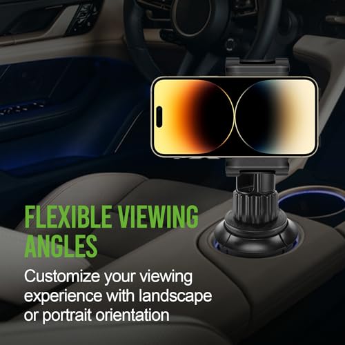 Cellet Car Phone Holder Mount, Car Cup Phone Holder Mount, Compatible with Apple iPhones, Samsung Galaxy, Motorola Moto Google Pixel Smartphones (Fits for Tesla Model 3 Y S X) 6.5-Inch - style: Height - 6.5 in