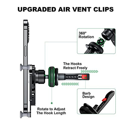 Z Fold 7 Car Mount Accessories, Gravity Linkage, A Vent (Black) - color: Black-V