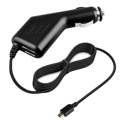 Mini USB 24V Car Charger Cable 4ft for Garmin Nuvi GPS Truck Navigator, Straight Mini-B Connector Power Cord, Compatible with Nuvi 40LM, 42LM, 44LM, 50LM, 52LM, 54LM, 56LM, 58LM - CHMNS