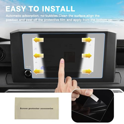 Karltys [Upgrade 2 Pack Screen Protector for 2025 2026 Toyota 4Runner 8-Inch (SR5/TRD Sport/TRD Off-Road i-FORCE MAX)[No Glare & Fingerprint] Tempered Glass Toyota 4Runner - size: 8-Inch 2025 2026 Toyota 4Runner
