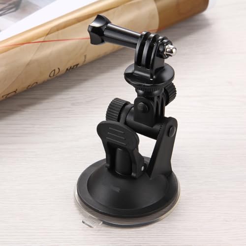 Car Camera Mount for GoPro, Suction Cup Mount on Vehicle Windshield Dash Holder,Compatible with GoPro Hero 13 12 11/Insta360 X5 X4 X3 X2/DJI OSMO Action Cam Mount - size: 2.7" Suction Cup