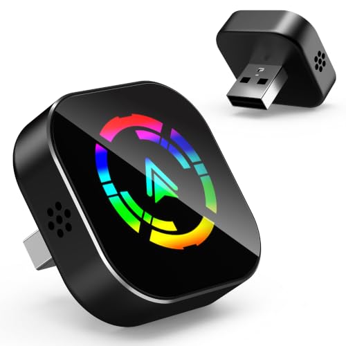 2-in1 Wireless CarPlay Adapter for Apple CarPlay & Android Auto - color: Multicolor