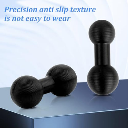 2Pcs 20mm to 17mm Ball Mount Arm, Aluminum Alloy Ball Mount Solutions Adapter Extension Compatible with Garmin and Bulletpoint Dash