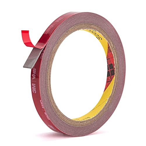 Hasaky Double Side Tape Heavy Duty,0.39in x 10ft Mounting Tape Strong Adhesive Double Sided Tape Waterproof Foam Tape for LED Strip Light Tape Picture Hanging Strips for Wall - size: 0.39in x 9.8ft
