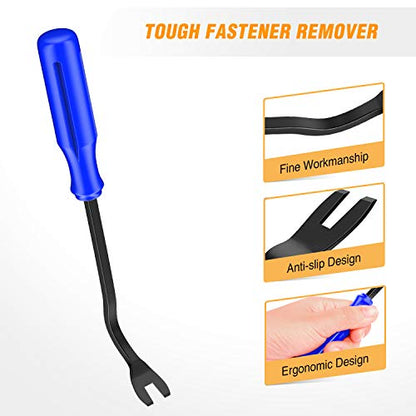 GOOACC GRC-90 Set 8PCS Auto Trim Scratch Removal Tool Car Audio Dash Panel Window Molding Fastener Remover Tool Kit-Blue - color: Blue, size: 8PCS Trim Removal