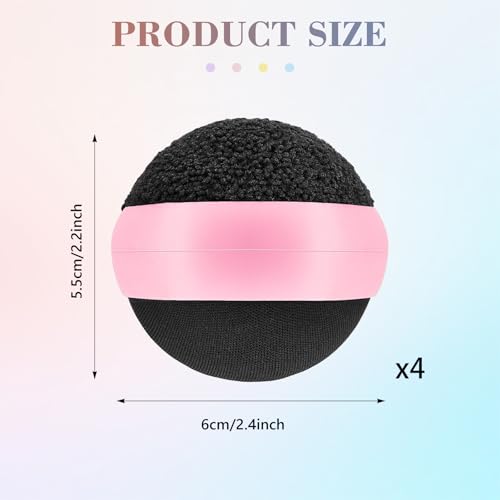 Suclain 4 Pack Screen Cleaner Balls Car Phone Screen Cleaning Cleaner Ball Microfiber Touch Cleaning Ball for Easter Computer Laptop Phone Monitor(Pink) - color: Pink