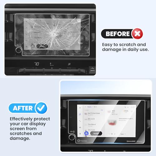 Canvcle 2PCS Screen Protector for 2022-2026 Toyota Tundra SR SR5/2023-2026 Sequoia SR5/2025 2026 4Runner Accessories, 8 Inch Navigation Screen Tempered Glass Touchscreen Protector Screen Cover Film - size: Toyota Tundra/Sequoia/4Runner 8 Inch