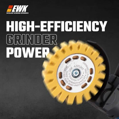 EWK Adhesive Eraser Wheel for Grinder, Hollow Serrated Decal Remover, Automotive Paint-Safe, Vinyl & Pinstripe Removal for Cars, RVs & Boats - style: 2 Pcs Hollow Serrated