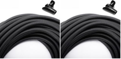 ZhiYo 50 FT 1/2" Wire Loom Split Tubing Auto Wire Conduit (Pack of 2) - color: Black, size: 50 FT 1/2” (Pack of 2)