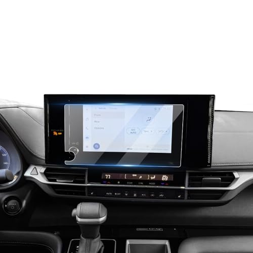 Karltys [Upgrade] Screen Protect 2025 2026 Toyota Sienna 8-Inch Accessories [No Glare & Fingerprint] Touchscreen with Button, 2025 Sienna LE Navigation - size: 2025 Toyota Sienna 8-Inch