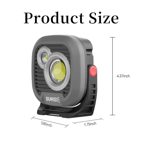 LED Rechargeable Magnetic Work Light SUNREI Mechanic Light - color: Gary, style: C1600