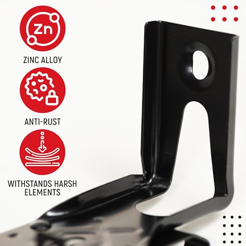 Garage Door Sensor Bracket 41A5034, 4 Pack Zinc Alloy - size: 1.57'' W, 3.94'' H (Pack of 2)
