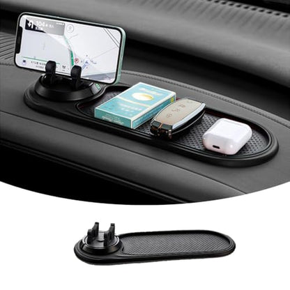 Tumecos Car Non-Slip Pad for Car Dashboard,Dashboard Mat for Car Dashboard Accessories,Dash Cell Phone Mount,Non-Slip Mat Can Hold Cell Phone, Keys, Sunglasses - style: Style B