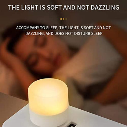 Sokelinn-six 6 Pack Mini USB Night Light, Plug in LED Lamp Decorative Lighting Party Festival (Yellow) - color: Yellow
